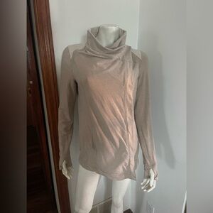 lululemon athletica Beige Cowl Neck Sweater